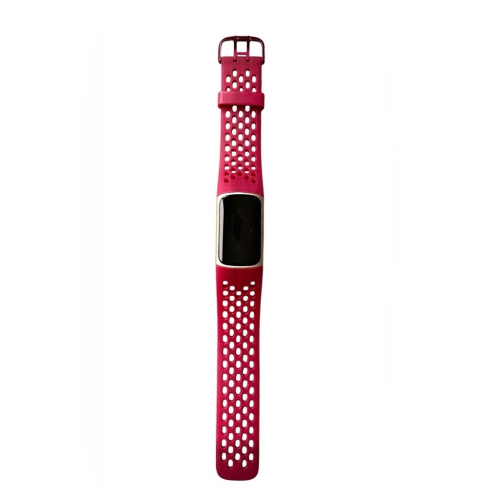 Fitbit Smartwatch with Vibrant Pink Strap